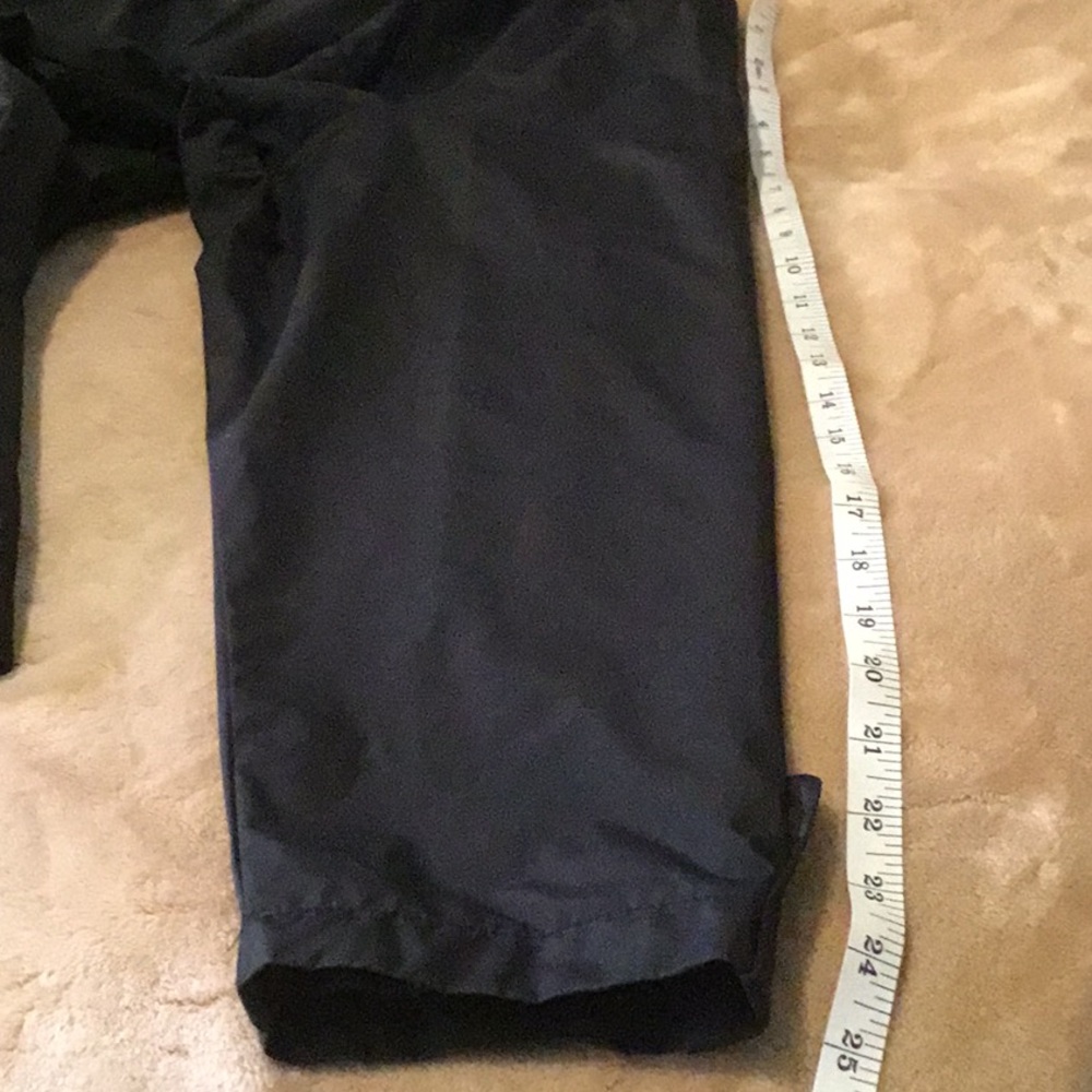 Free Country Black Hooded Raincoat with Polka-Dot Lining - Picture 5 of 6